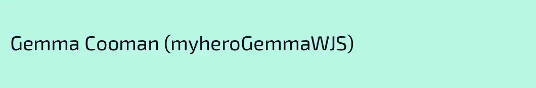 Gemma Cooman (myheroGemmaWJS)